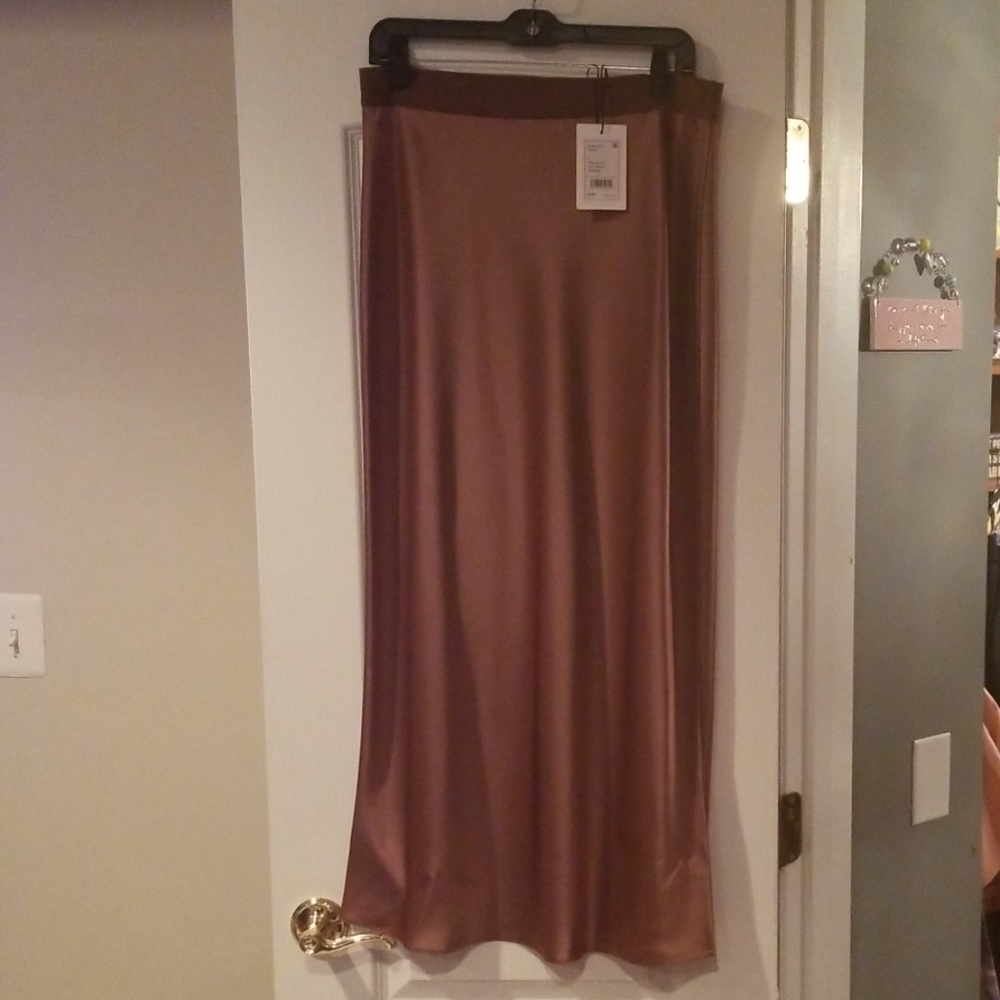 Theory silk skirt